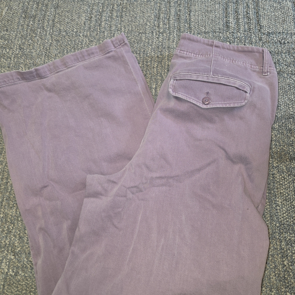 American Eagle Outfitters Mauve Wide Leg Jeans